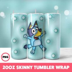 Cartoons 3 Tumbler Wrap, 20oz Skinny Tumbler Wrap