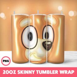 Cartoons 9 Tumbler Wrap, 20oz Skinny Tumbler Wrap