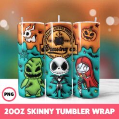 Cartoons Christmas 49 Tumbler Wrap, 20oz Skinny Tumbler Wrap