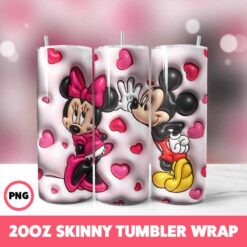 Cartoons Christmas 77 Tumbler Wrap, 20oz Skinny Tumbler Wrap