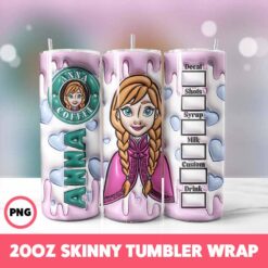 Fairy Tales 13 Tumbler Wrap, 20oz Skinny Tumbler Wrap