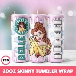 Fairy Tales 24 Tumbler Wrap, 20oz Skinny Tumbler Wrap