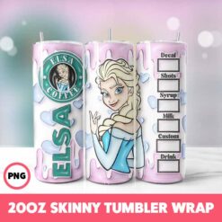 Fairy Tales 28 Tumbler Wrap, 20oz Skinny Tumbler Wrap