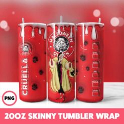 Fairy Tales 4 Tumbler Wrap, 20oz Skinny Tumbler Wrap