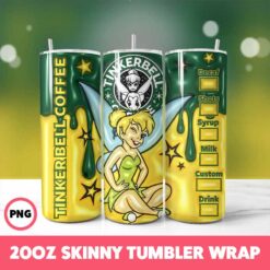 Fairy Tales 44 Tumbler Wrap, 20oz Skinny Tumbler Wrap