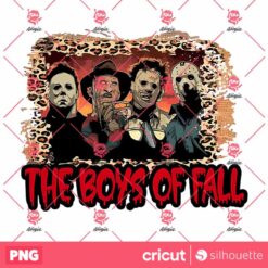 Fall Halloween Coffee PNG, The Boys Of Fall PNG, Horror Pumpkin PNG