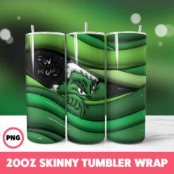 Grinchmas 120 Tumbler Wrap, 20oz Skinny Tumbler Wrap