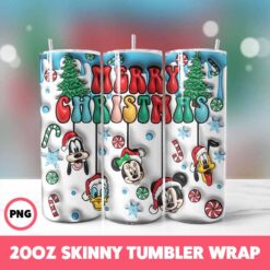 Grinchmas 82 Tumbler Wrap, 20oz Skinny Tumbler Wrap