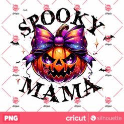 Halloween Custom PNG, Spooky Mama, Custom Kid Name PNG