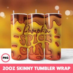 Halloween Spooky Season 120 Tumbler Wrap, 20oz Skinny Tumbler Wrap