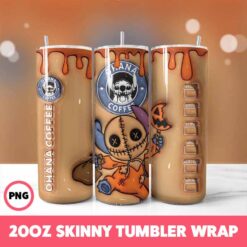 Halloween Spooky Season 174 Tumbler Wrap, 20oz Skinny Tumbler Wrap