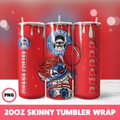 Halloween Spooky Season 176 Tumbler Wrap, 20oz Skinny Tumbler Wrap