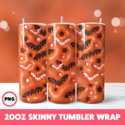 Halloween Spooky Season 181 Tumbler Wrap, 20oz Skinny Tumbler Wrap