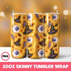 Halloween Spooky Season 211 Tumbler Wrap, 20oz Skinny Tumbler Wrap