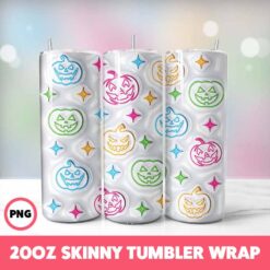 Halloween Spooky Season 315 Tumbler Wrap, 20oz Skinny Tumbler Wrap