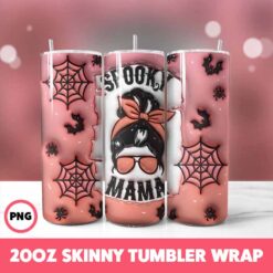 Halloween Spooky Season 67 Tumbler Wrap, 20oz Skinny Tumbler Wrap