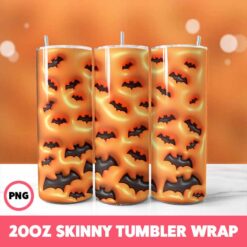 Halloween Spooky Season 73 Tumbler Wrap, 20oz Skinny Tumbler Wrap