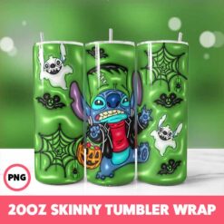 Halloween Spooky Season 80 Tumbler Wrap, 20oz Skinny Tumbler Wrap