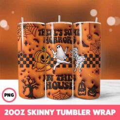 Halloween Spooky Season 81 Tumbler Wrap, 20oz Skinny Tumbler Wrap