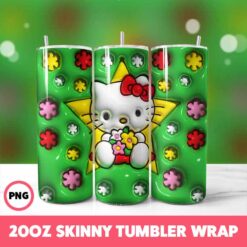 Hello Kitty 1 Tumbler Wrap, 20oz Skinny Tumbler Wrap