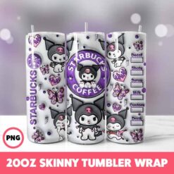 Hello Kitty 11 Tumbler Wrap, 20oz Skinny Tumbler Wrap