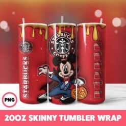 Mickey Mouse 20 Tumbler Wrap, 20oz Skinny Tumbler Wrap