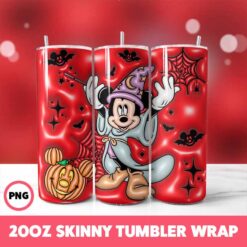 Mickey Mouse 24 Tumbler Wrap, 20oz Skinny Tumbler Wrap