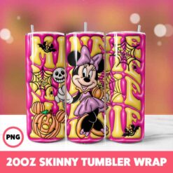 Mickey Mouse 29 Tumbler Wrap, 20oz Skinny Tumbler Wrap