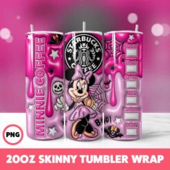 Mickey Mouse 31 Tumbler Wrap, 20oz Skinny Tumbler Wrap