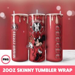 Mickey Mouse 4 Tumbler Wrap, 20oz Skinny Tumbler Wrap