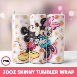 Mickey Mouse 42 Tumbler Wrap, 20oz Skinny Tumbler Wrap