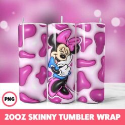 Mickey Mouse 46 Tumbler Wrap, 20oz Skinny Tumbler Wrap