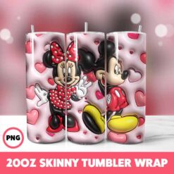 Mickey Mouse 48 Tumbler Wrap, 20oz Skinny Tumbler Wrap