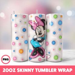 Mickey Mouse 69 Tumbler Wrap, 20oz Skinny Tumbler Wrap