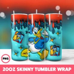 Mickey Mouse 71 Tumbler Wrap, 20oz Skinny Tumbler Wrap