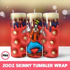 Mickey Mouse 72 Tumbler Wrap, 20oz Skinny Tumbler Wrap