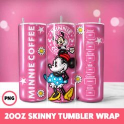 Mickey Mouse 81 Tumbler Wrap, 20oz Skinny Tumbler Wrap