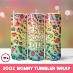 Misc 17 Tumbler Wrap, 20oz Skinny Tumbler Wrap