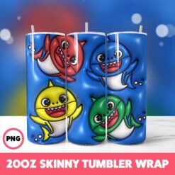 Misc 2 Tumbler Wrap, 20oz Skinny Tumbler Wrap