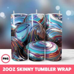 Patterns 1 Tumbler Wrap, 20oz Skinny Tumbler Wrap