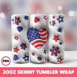 Patterns 11 Tumbler Wrap, 20oz Skinny Tumbler Wrap