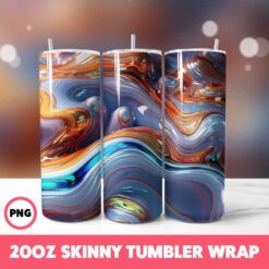 Patterns 24 Tumbler Wrap, 20oz Skinny Tumbler Wrap