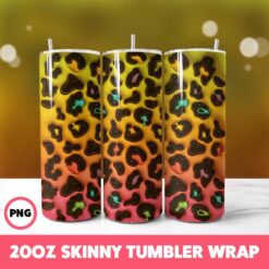 Patterns 3 Tumbler Wrap, 20oz Skinny Tumbler Wrap