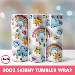 Pride 2 Tumbler Wrap, 20oz Skinny Tumbler Wrap