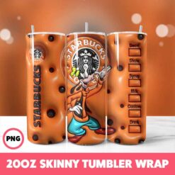 Starbucks Coffee 49 Tumbler Wrap, 20oz Skinny Tumbler Wrap