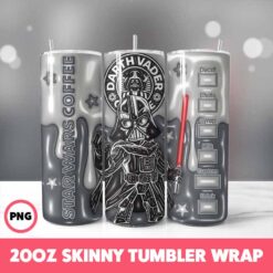 Starwars 2 Tumbler Wrap, 20oz Skinny Tumbler Wrap