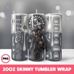 Starwars 4 Tumbler Wrap, 20oz Skinny Tumbler Wrap