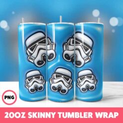 Starwars 6 Tumbler Wrap, 20oz Skinny Tumbler Wrap