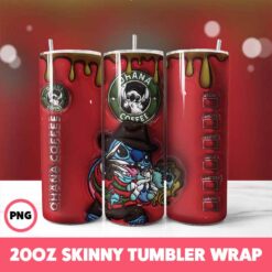 Stitch 27 Tumbler Wrap, 20oz Skinny Tumbler Wrap