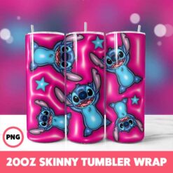 Stitch 35 Tumbler Wrap, 20oz Skinny Tumbler Wrap